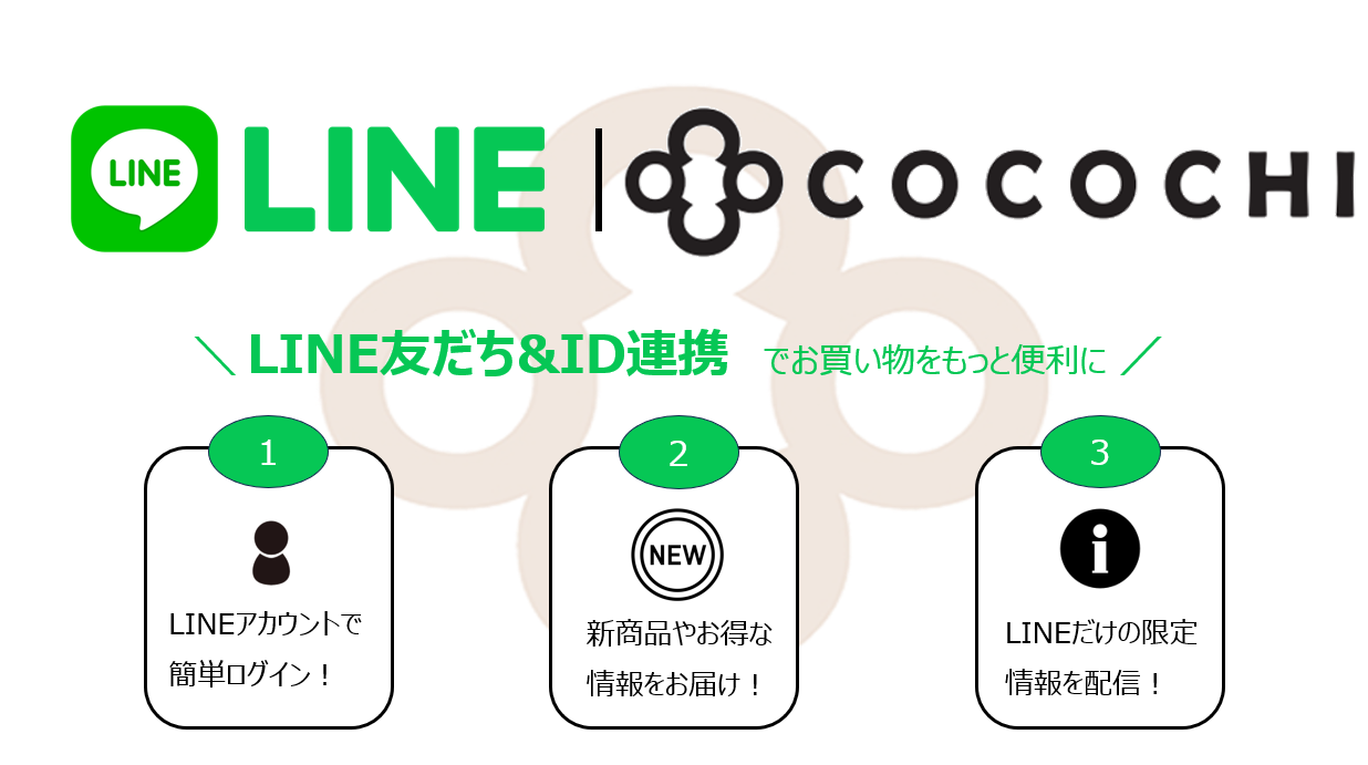 LINE ID連携でお買い物を便利に