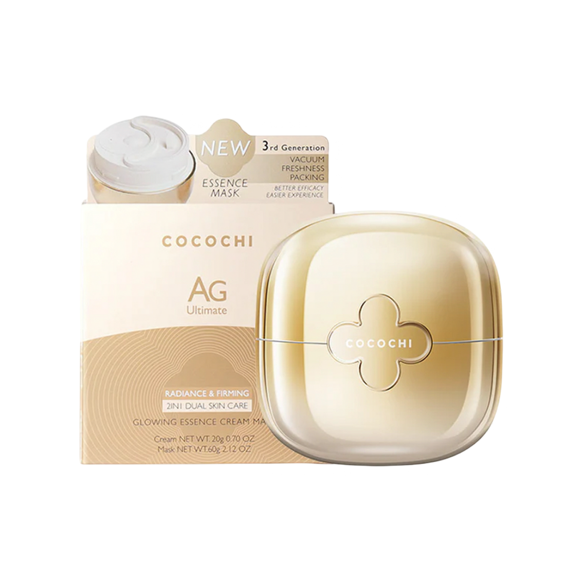 ココチ AG グローイング エッセンス クリーム マスク – COCOCHI